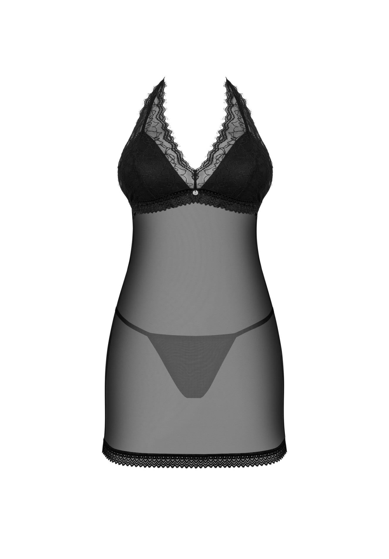 Tricou și tanga Medilla Obsessive Negru XL/2XL