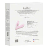 Vibrator Fox din silicon încălzit cu aplicație, 14 cm, cu funcție pentru degete