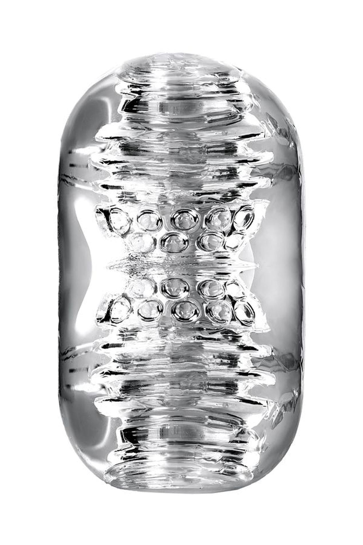 Masturbator Vibrator Lingam Khani Transparent 9 cm