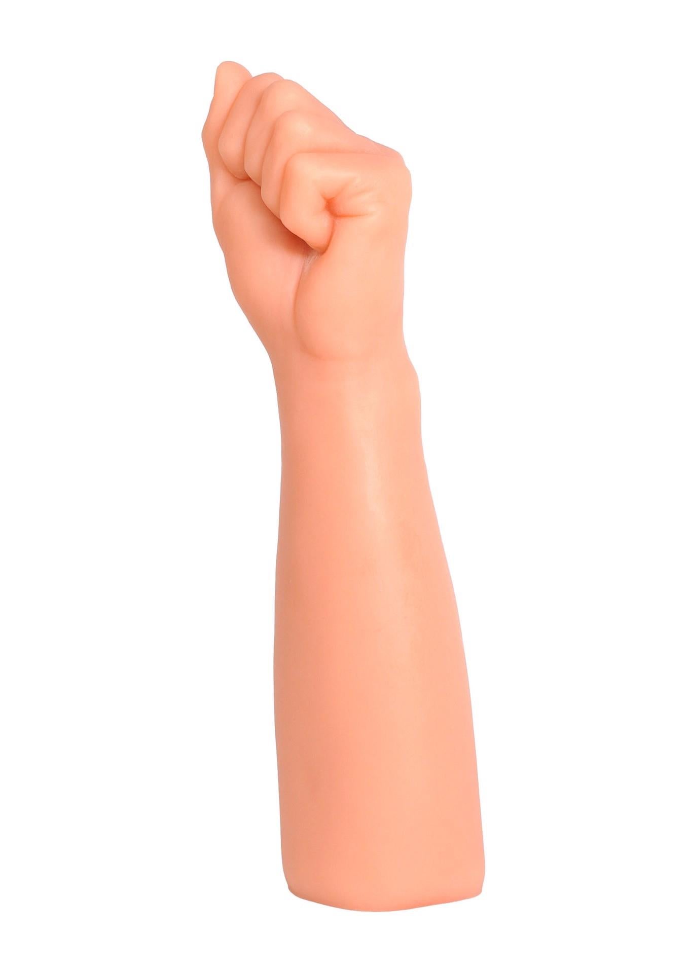 Pumn anal extrem ToyJoy Get Real, culoare deschisă a pielii, 30 cm