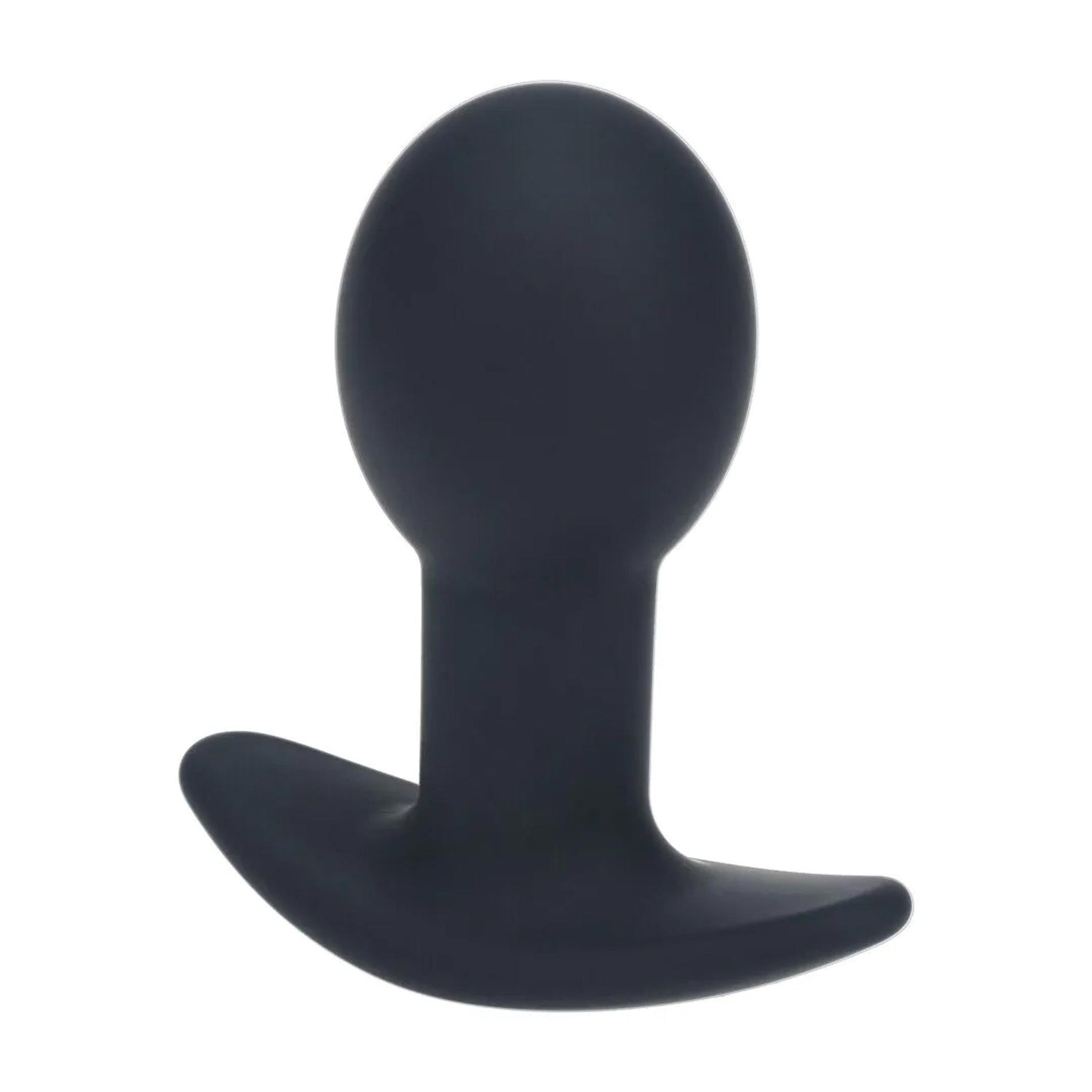 Plug anal vibrant din silicon Levelz cu un singur bec, negru, 9 cm