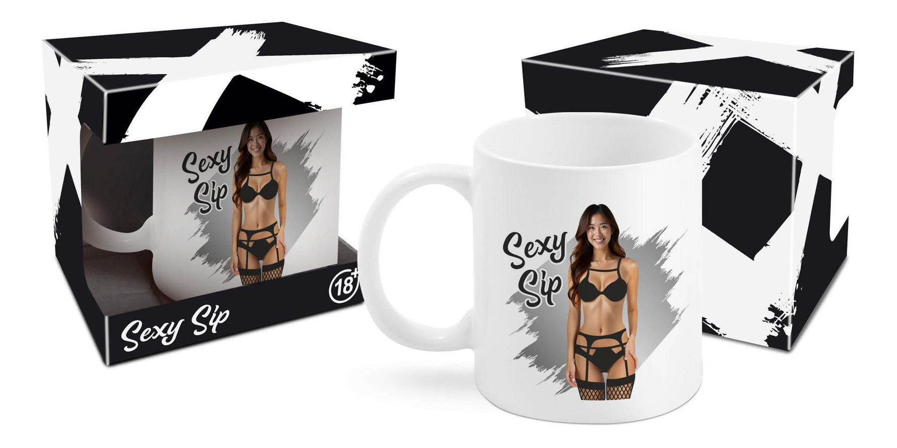 House of Mugs Cană erotică Sexy Sip 300ml