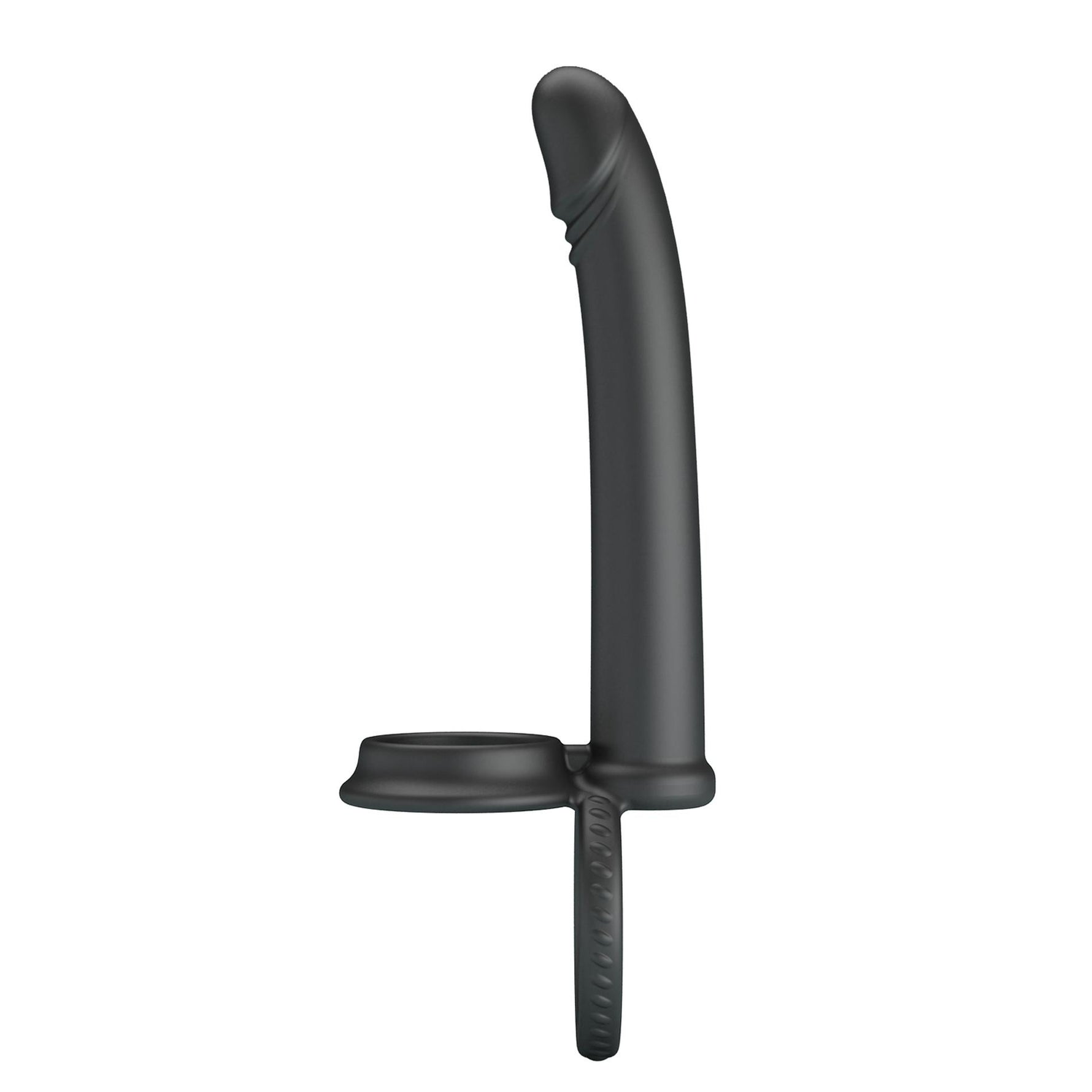 Dildo cu strap-on din silicon Pretty Love Moses 19 cm impermeabil