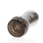Masturbator texturat RealRock TPE Negru 21 cm
