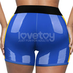 Pantaloni scurți Chic Strap-On (talie 81-89 cm) albaștri
