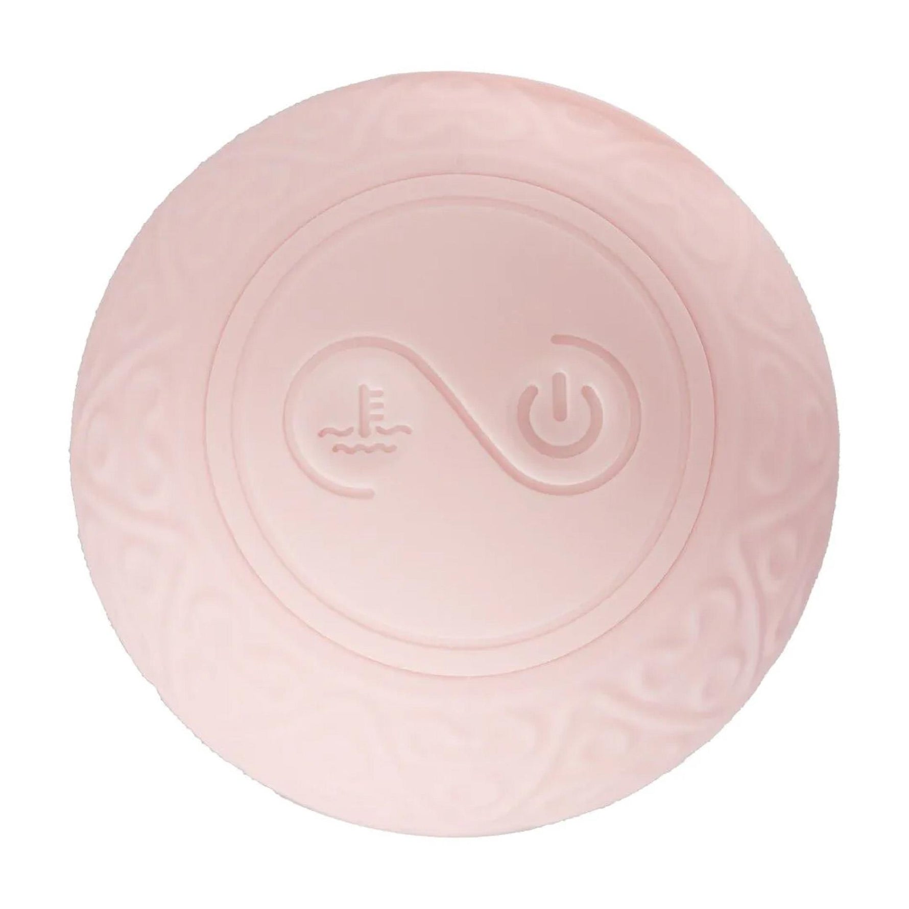 Loveline Aparat de masaj vibrant încălzit roz 17 cm