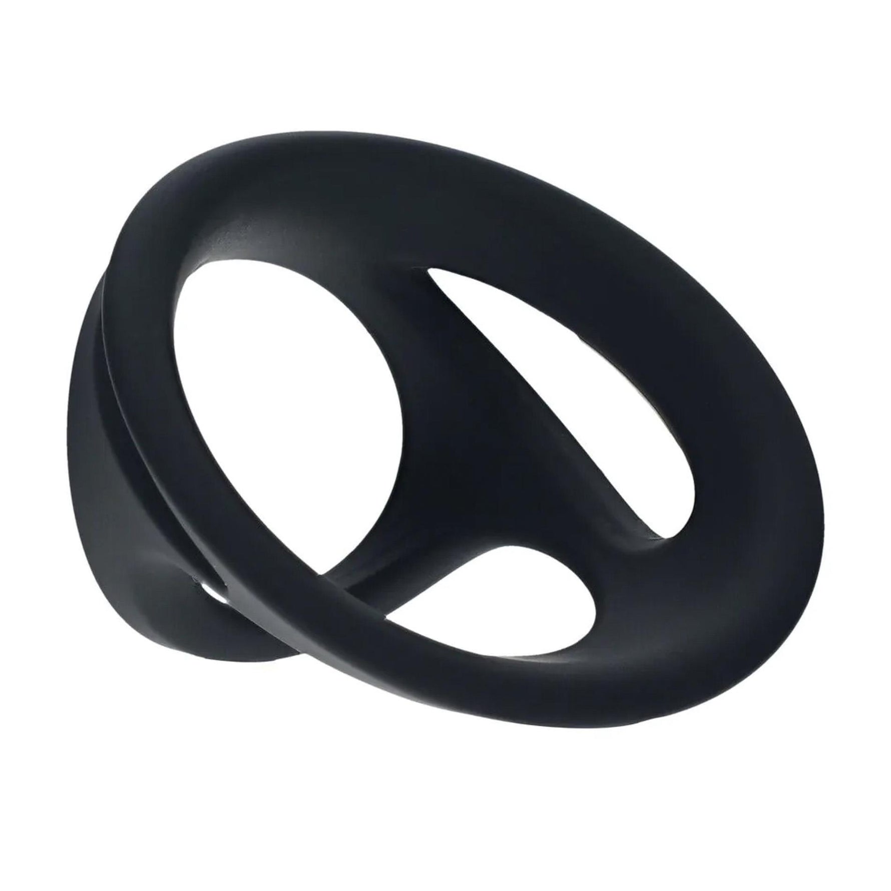 Set de 4 inele pentru penis Levelz din silicon, negre