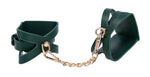 Cătușe decupate Sportsheets verde smarald