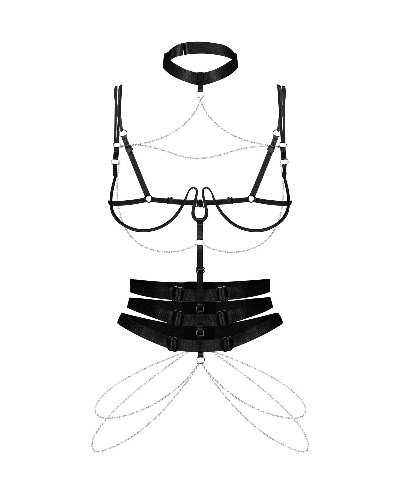 Ham cu armătură Premisis Obsessive negru S/M/L