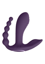 Vibrator anal Kata Vive violet cu telecomandă USB