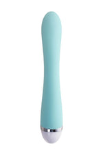 Vibrator iepure Flovetta Iris, silicon, mentă, USB, 22 cm