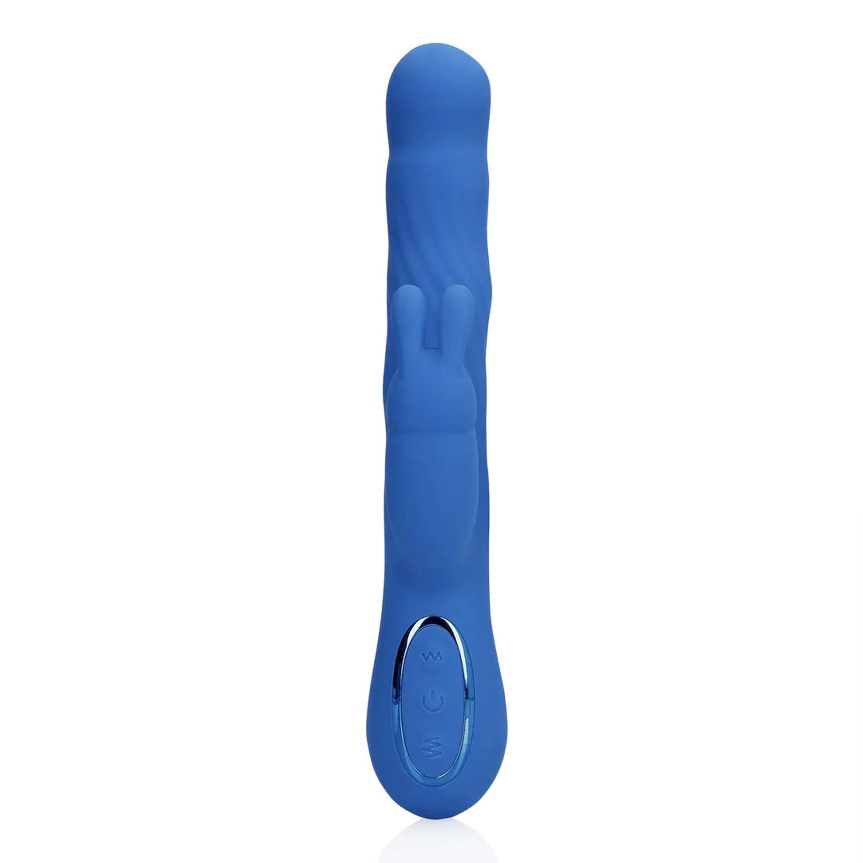 Vibrator Loveline Wiggle iepuraș albastru 24 cm