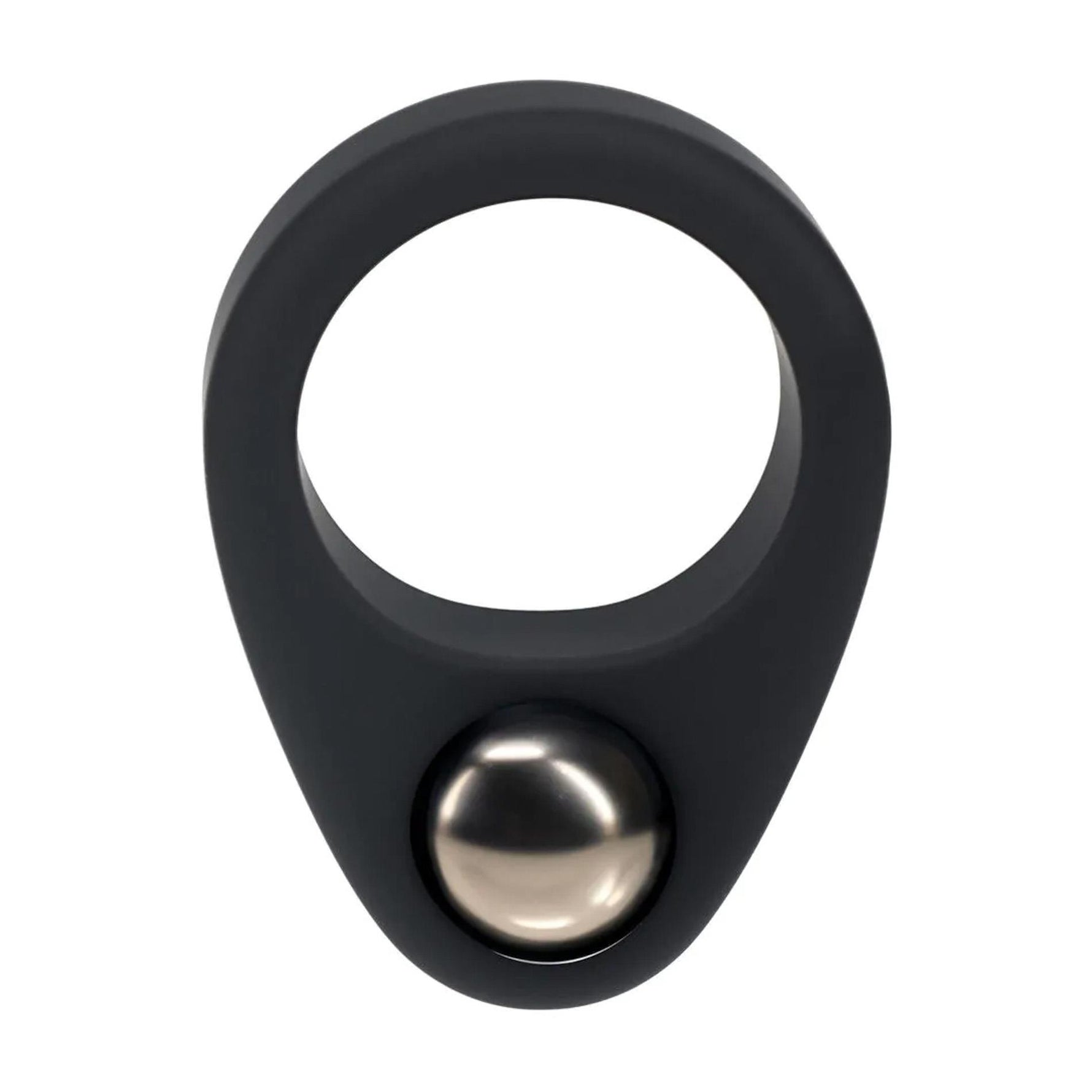 Inel de penis din silicon ponderat Levelz, negru