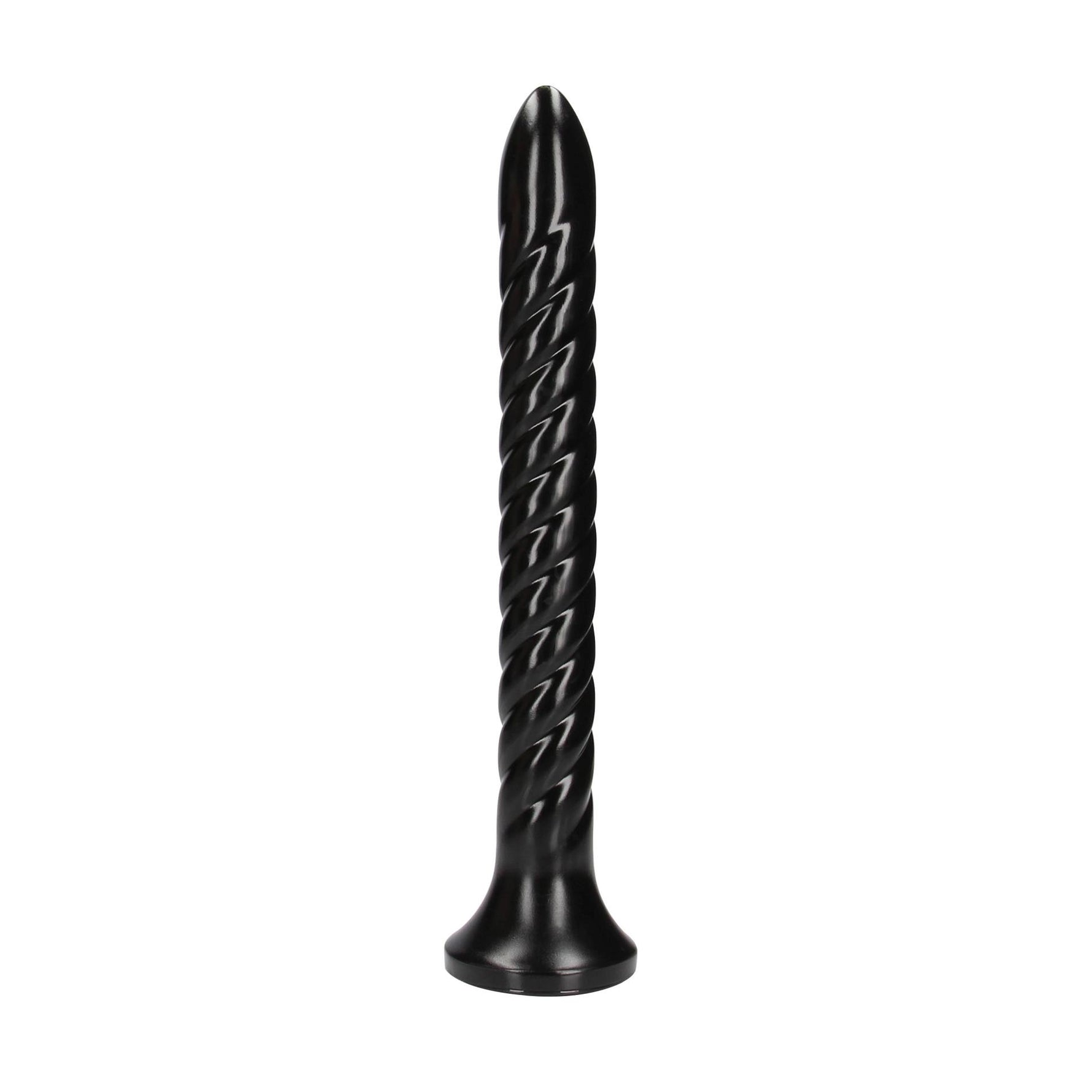Au! Șarpe anal spiralat 30 cm Negru