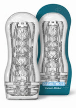Masturbator cu vid ToyJoy Hero Transparent 18 cm