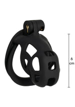 Centură de castitate Hidden Desire Penis Prison Neagră 8 cm