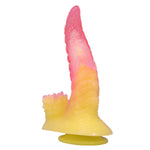 Dildo din silicon cu caneluri Power Monsters Flamebeast 22,5 cm