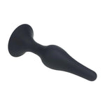 Dop anal Levelz XL Slim din silicon, negru, 15,5 cm