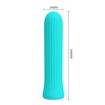 Vibrator compact din silicon Pretty Love reîncărcabil