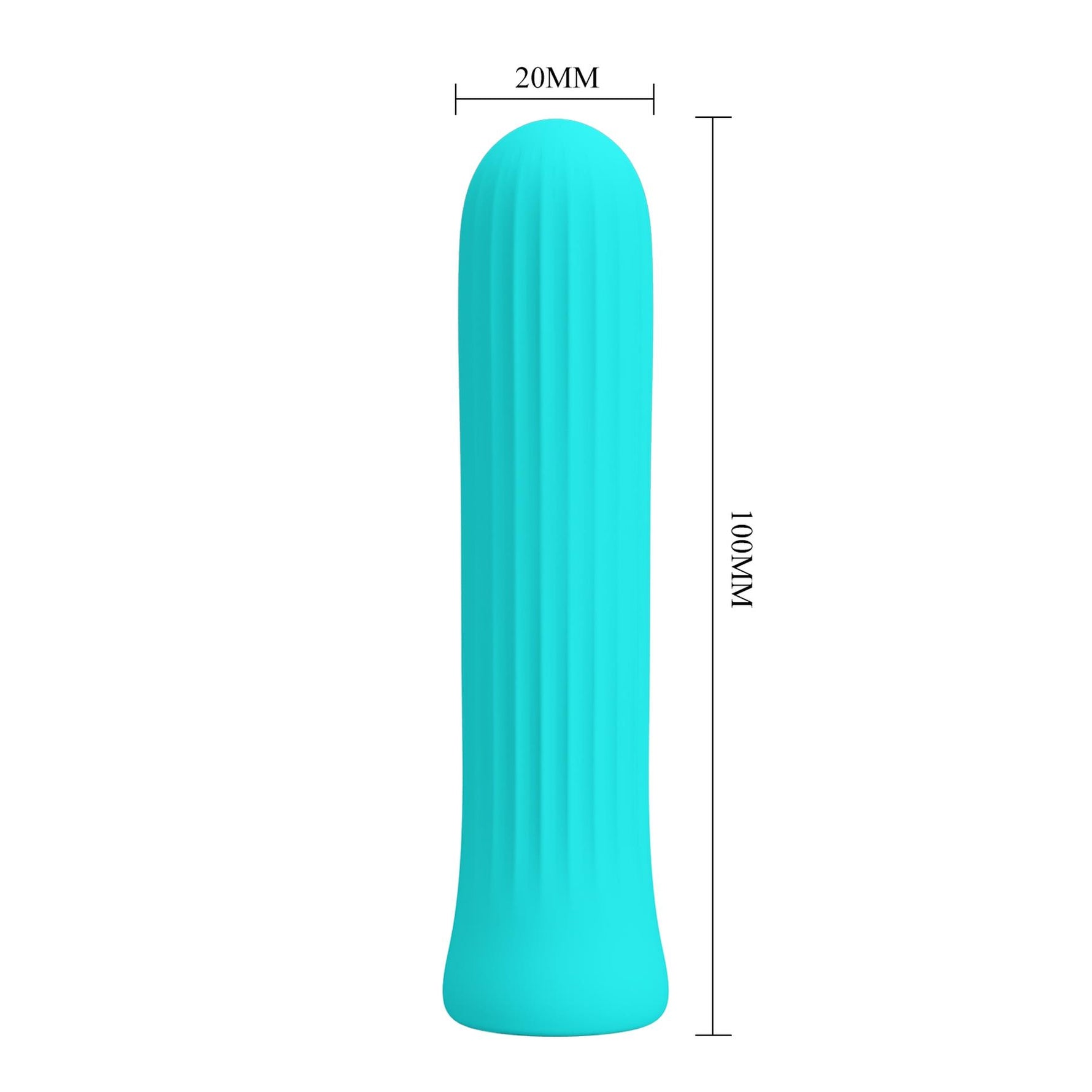 Vibrator compact din silicon Pretty Love reîncărcabil