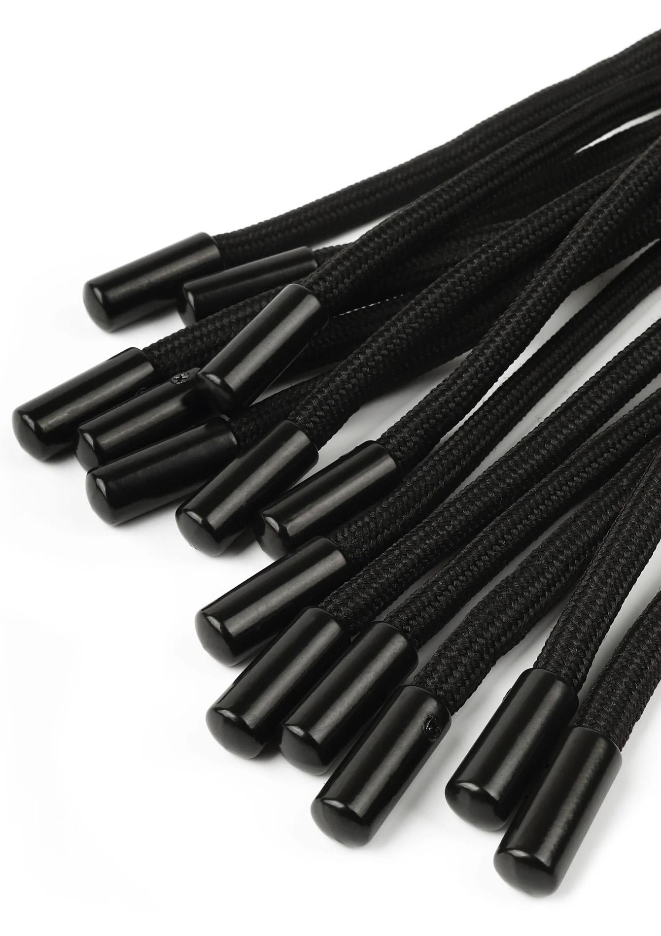Taboom Flogger cu noduri, nailon negru
