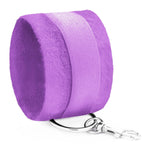 Cătușe Crushious cu velcro și lanț, violet, 40 cm
