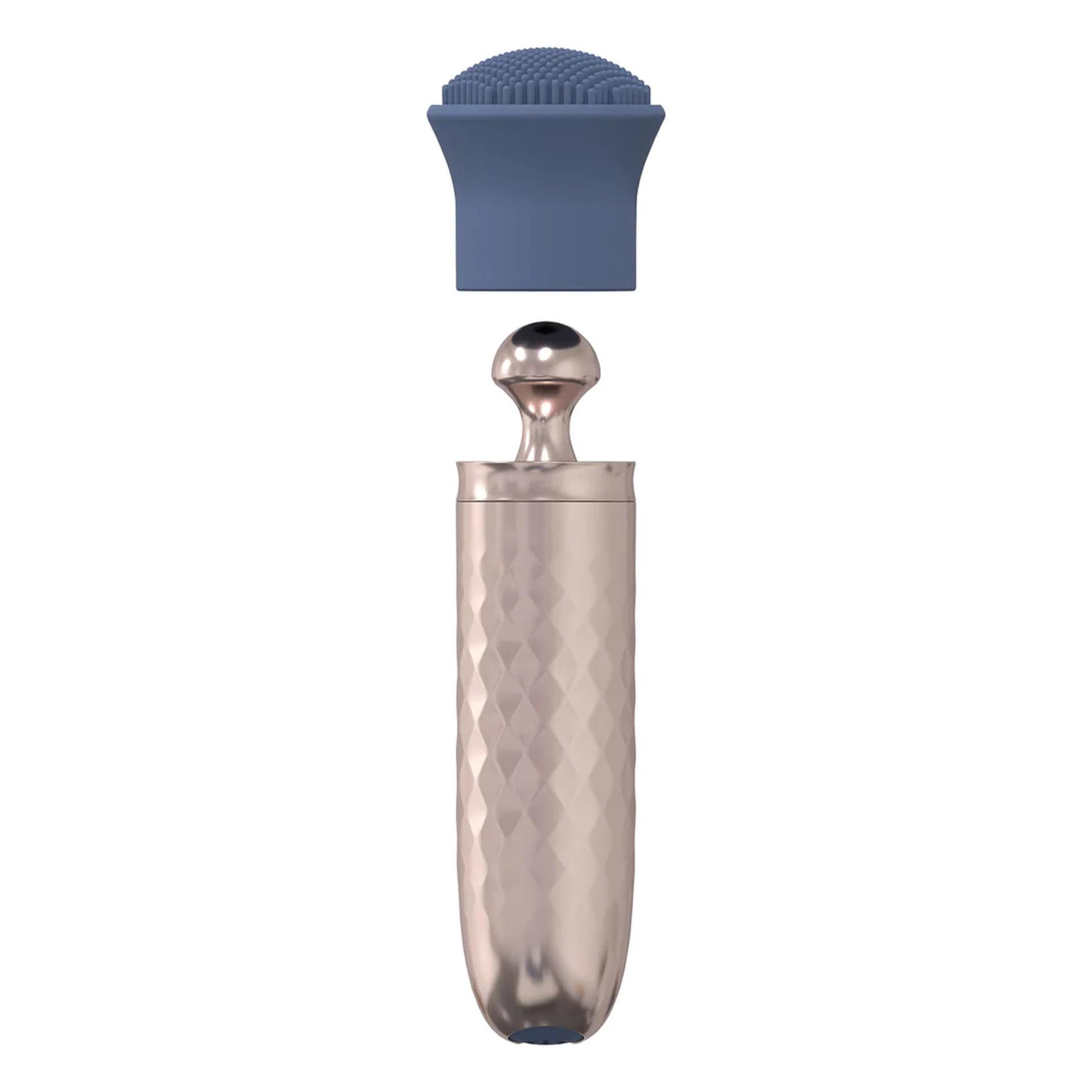 Vibrator Loveline The Thrill din silicon, albastru, 10 moduri