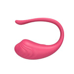 Ou vibrant App Love cu aplicație, silicon roșu, 9,6 cm