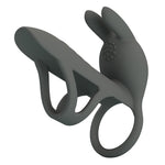 Inel vibrator Pretty Love Master din silicon, cu USB, 4 cm