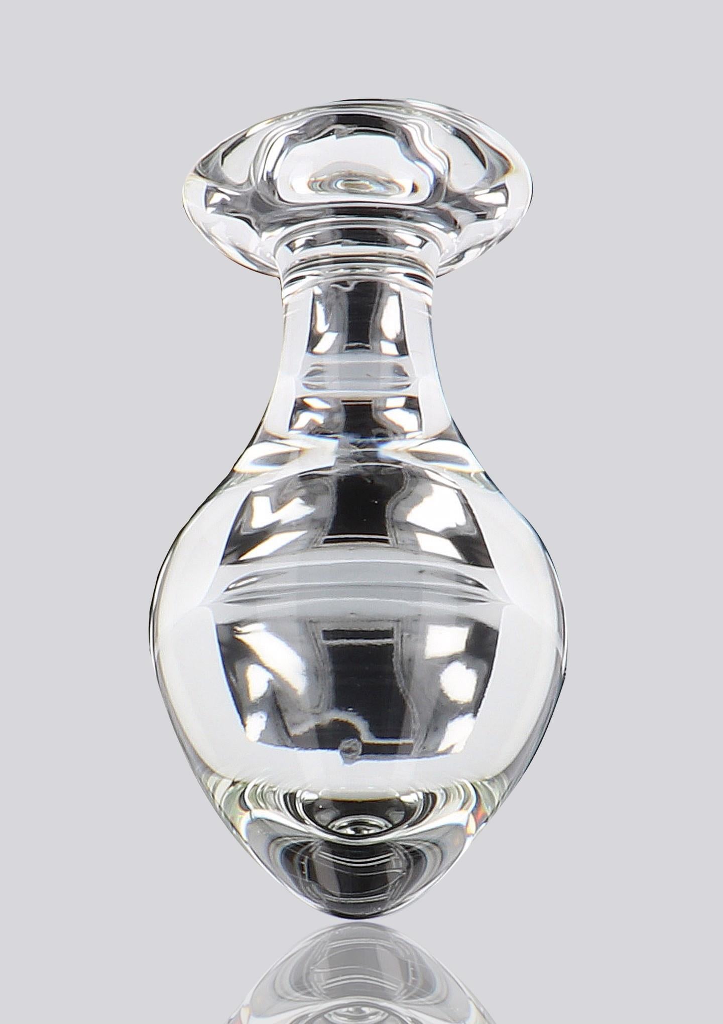 Dop anal din sticlă ToyJoy Brilliant Star, transparent, 9 cm