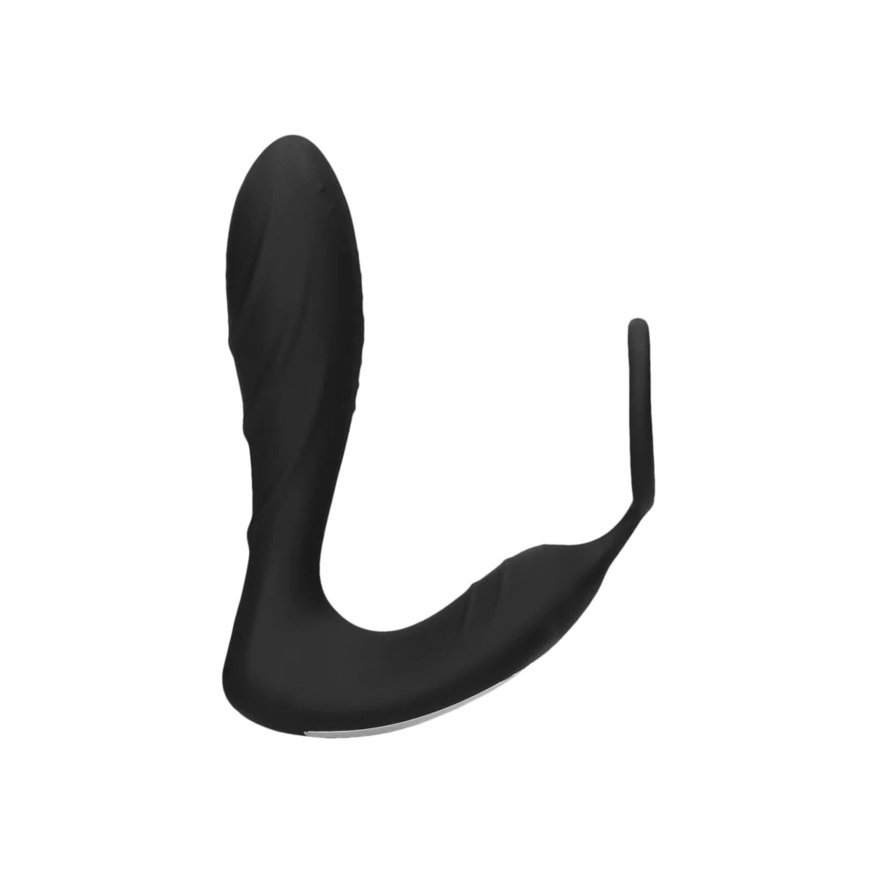 Au! Plug anal vibrant cu electrostimulare și inel, 14,5 cm