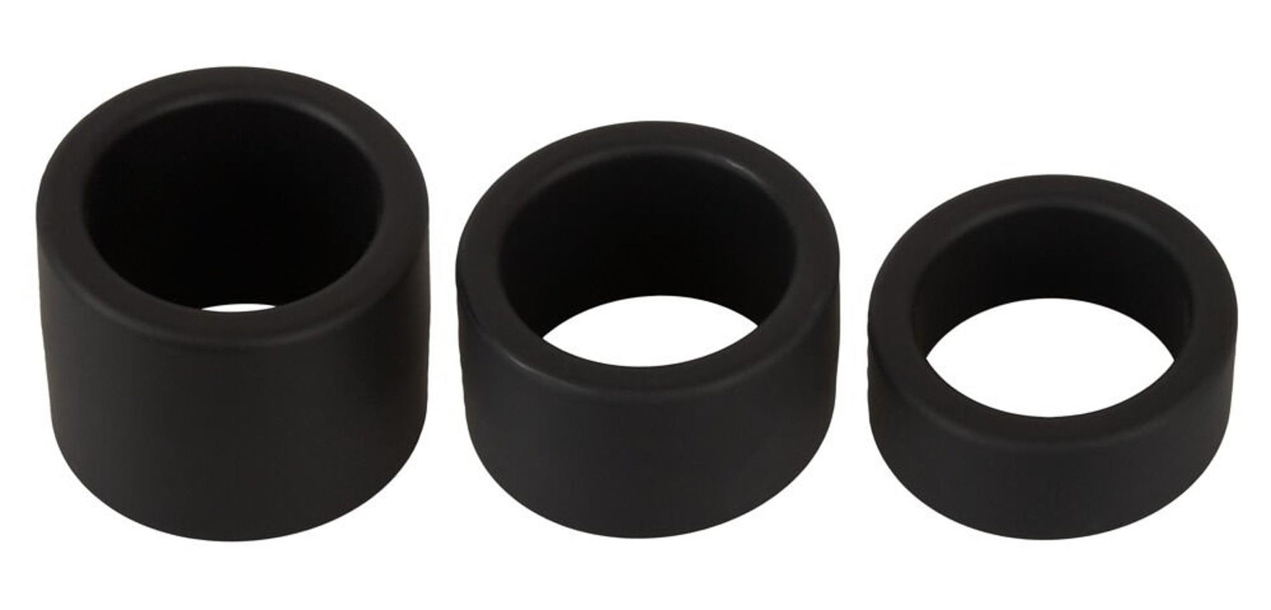 Set de inele testiculare din silicon Erecto, 3 bucăți