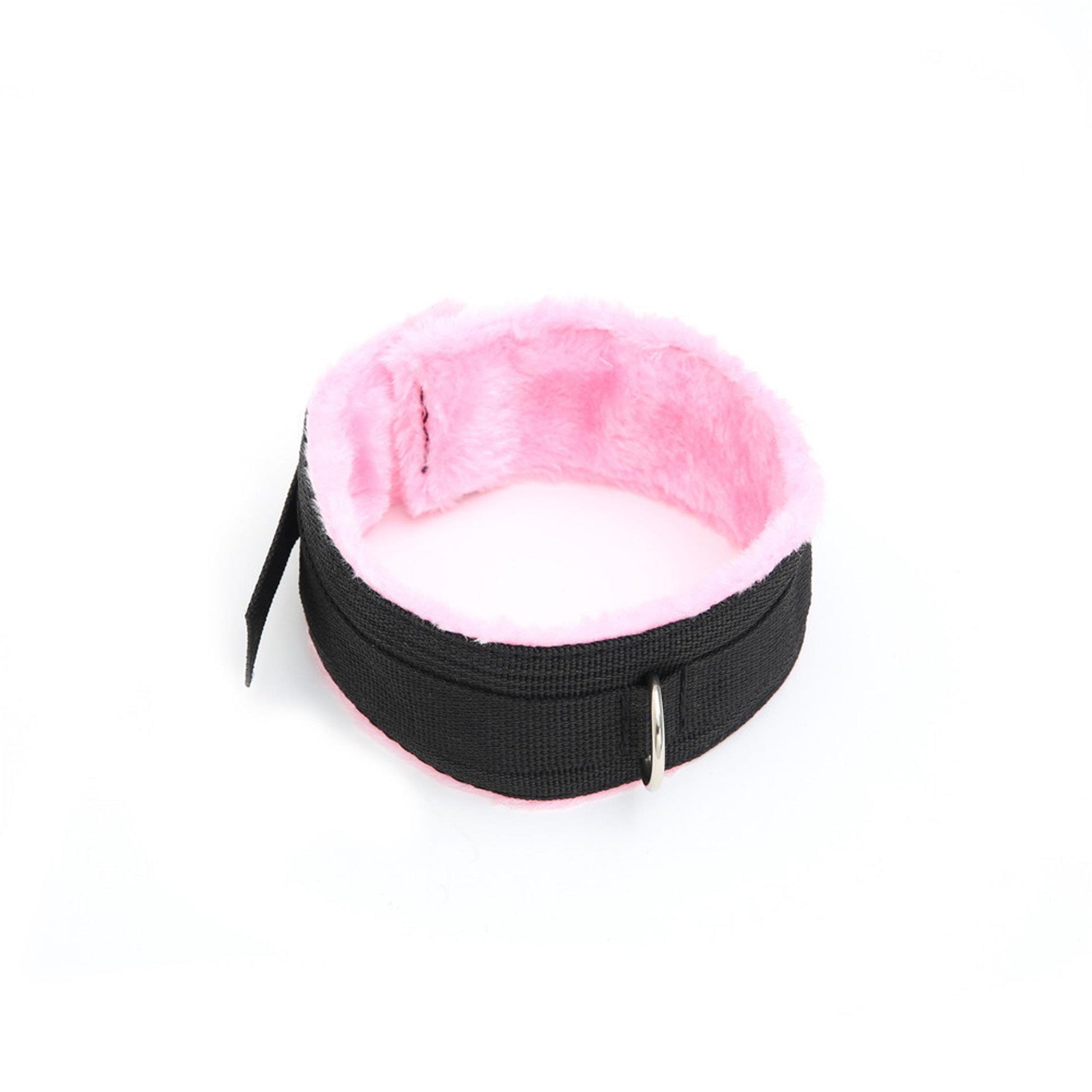 Set de cătușe BDSM Fetish seria B cu blană roz