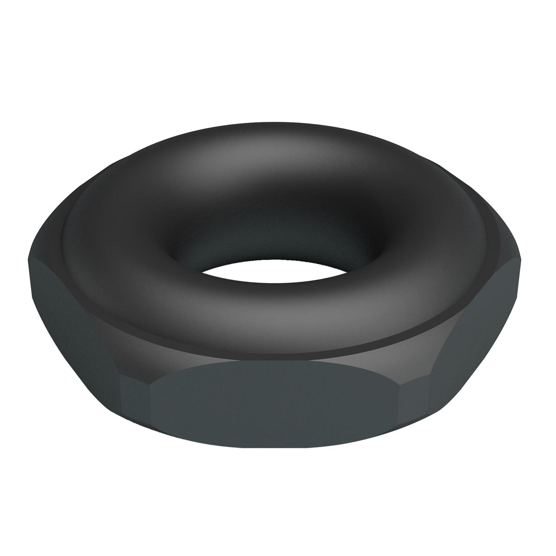 Inel pentru penis Crazy Bull Jarvius din silicon negru super moale
