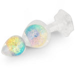 Plug anal din silicon Gemoria cu bilă dublă de sticlă Lovetoy