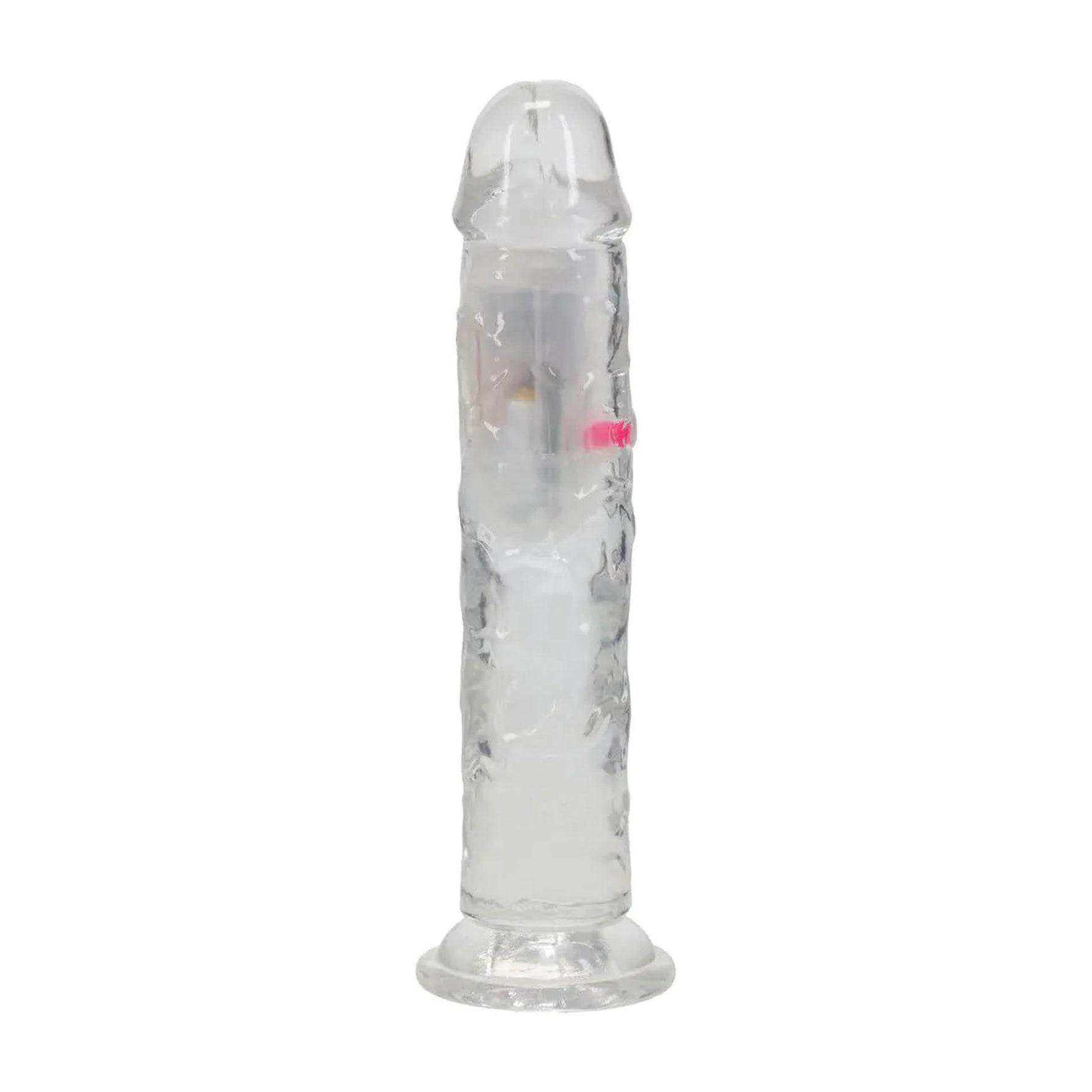 Vibrator realist RealRock transparent 20 cm