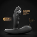 Dorcel P Stroker Masaj de prostată cu telecomandă din silicon USB 9 cm