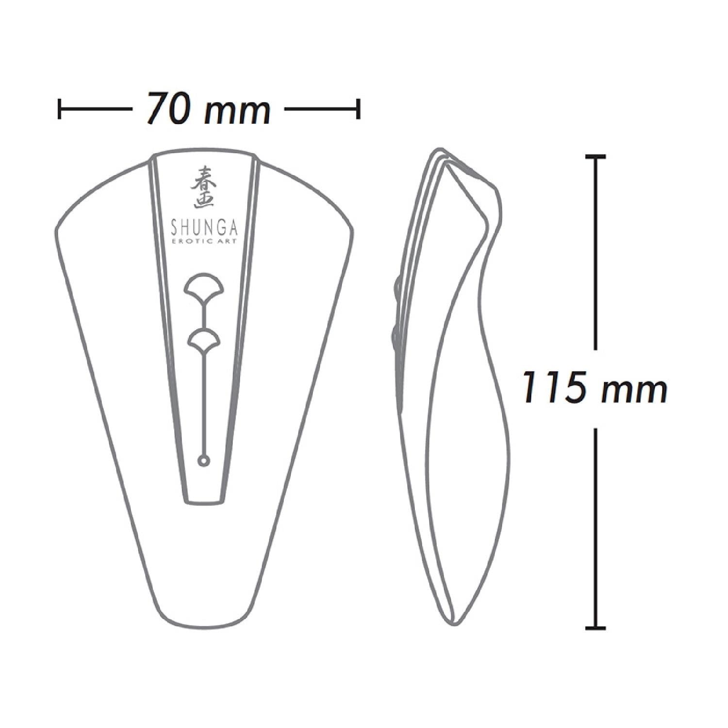 Stimulator clitoridian USB Shunga Obi din silicon violet