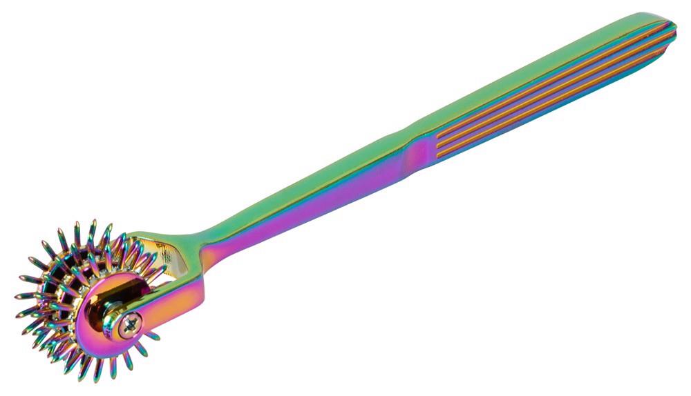 Fetish Collection BDSM Pinwheel Metal Triple Rainbow 18,5 cm