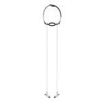 Cleme pentru mameloane din silicon cu gag, Bedroom Fantasies, negre