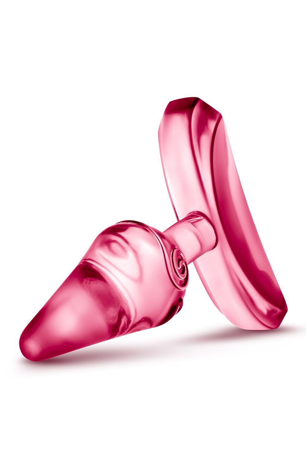 Plug anal Jolly Plug Blush TPE roz 6,9 cm
