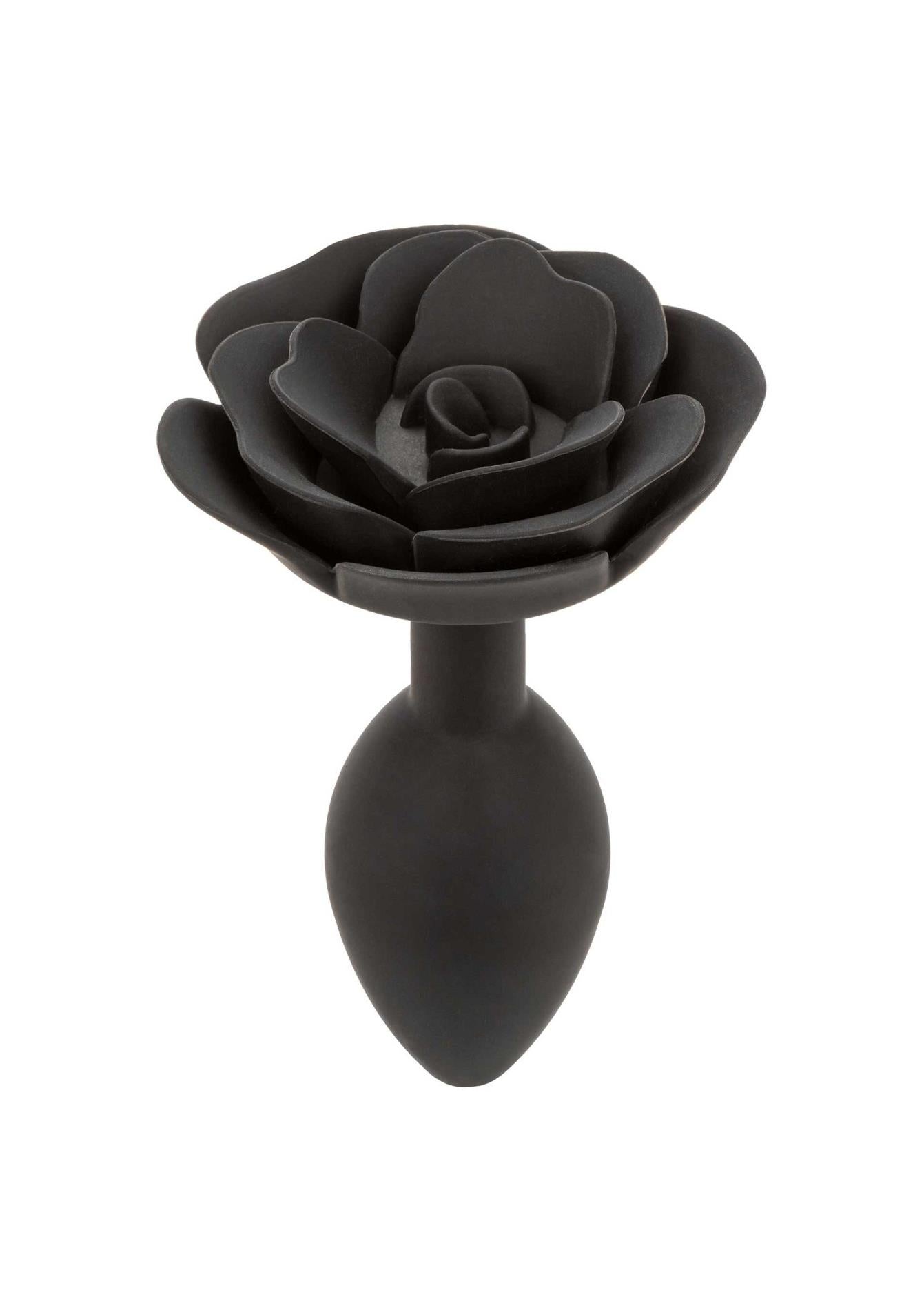 Dop anal din silicon Calexotics Forbidden Rose, mare, negru
