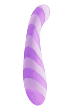 Vibrator Glitz Purple Pleasure pentru punctul G, USB violet, 15,7 cm