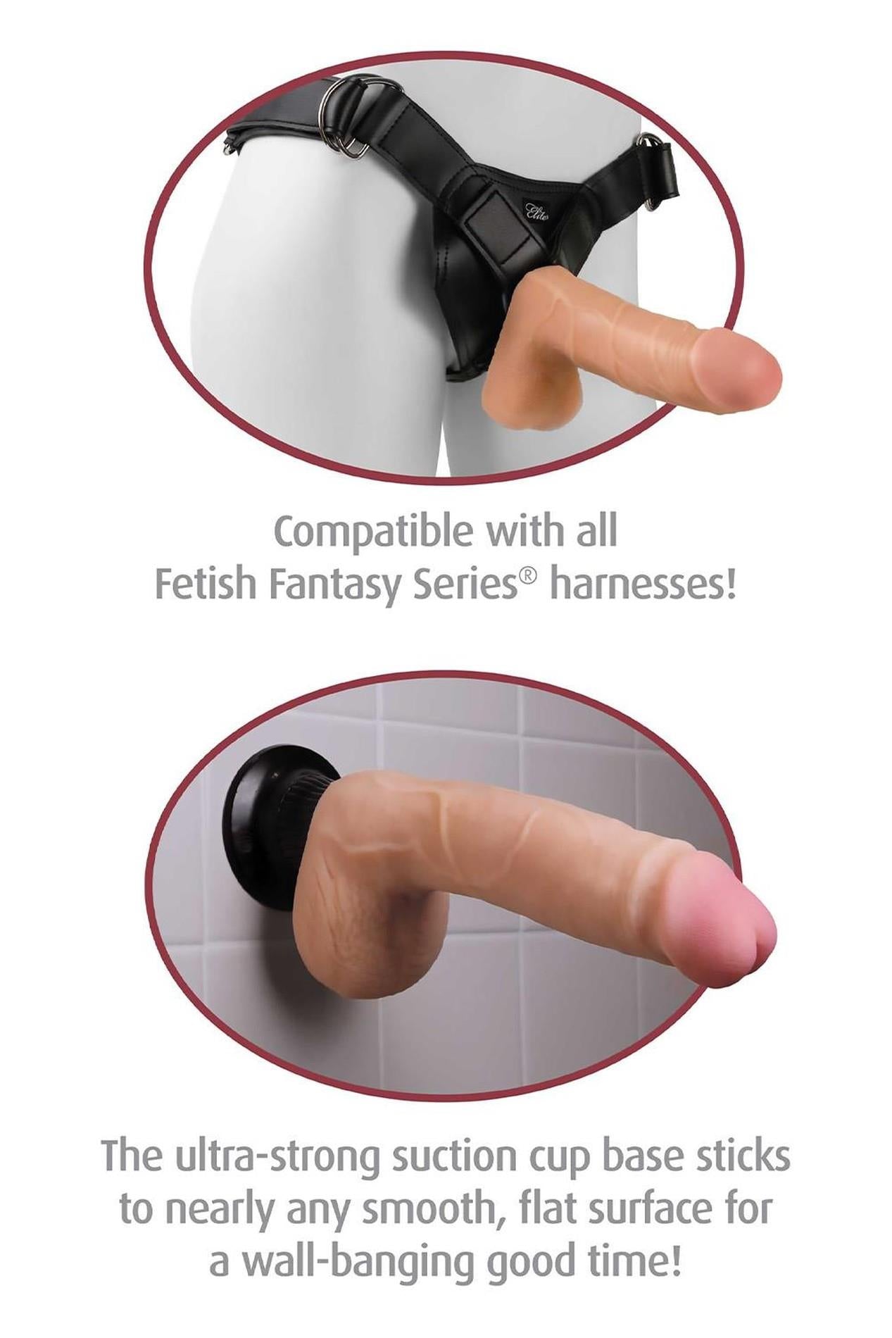Dildo cu ventuză Real Feel Deluxe Nr. 7 Pipedream