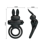 Inel pentru penis Pretty Love Vibrant III Negru