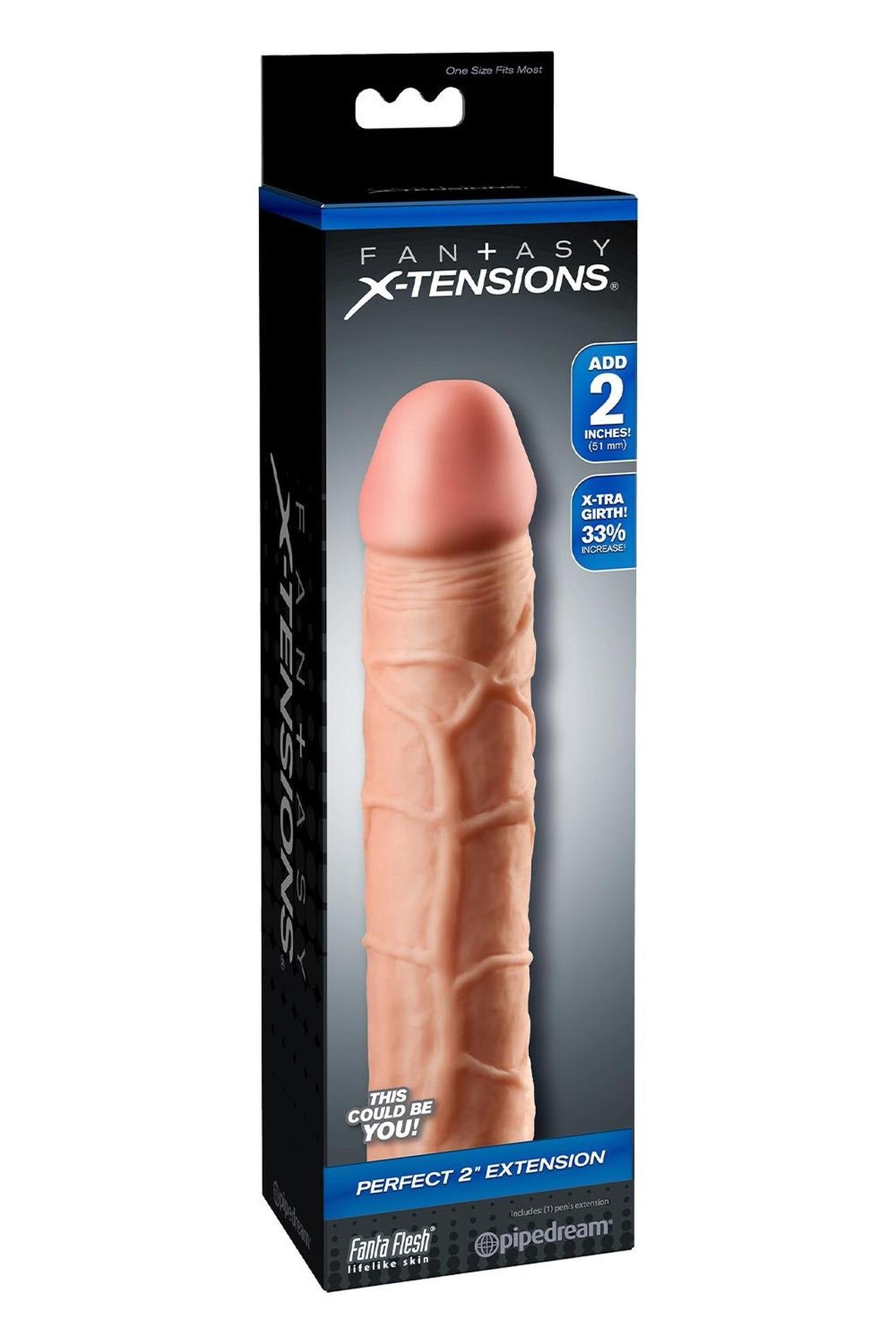 Extensor de penis Fantasy Xtensions Perfect 5 cm