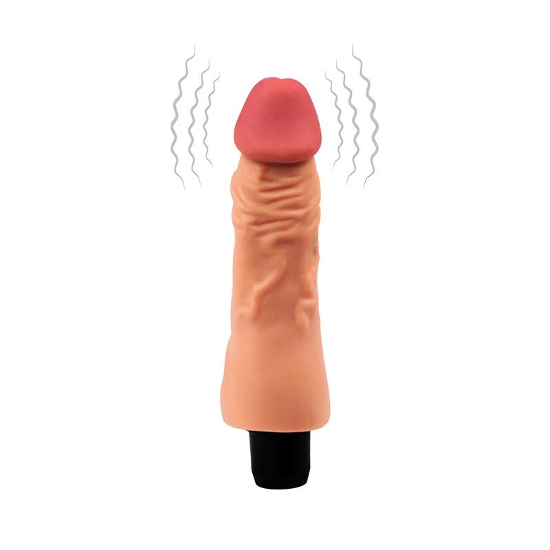 Vibrator Fantasy The Real Deal TPE cu vene de 17 cm