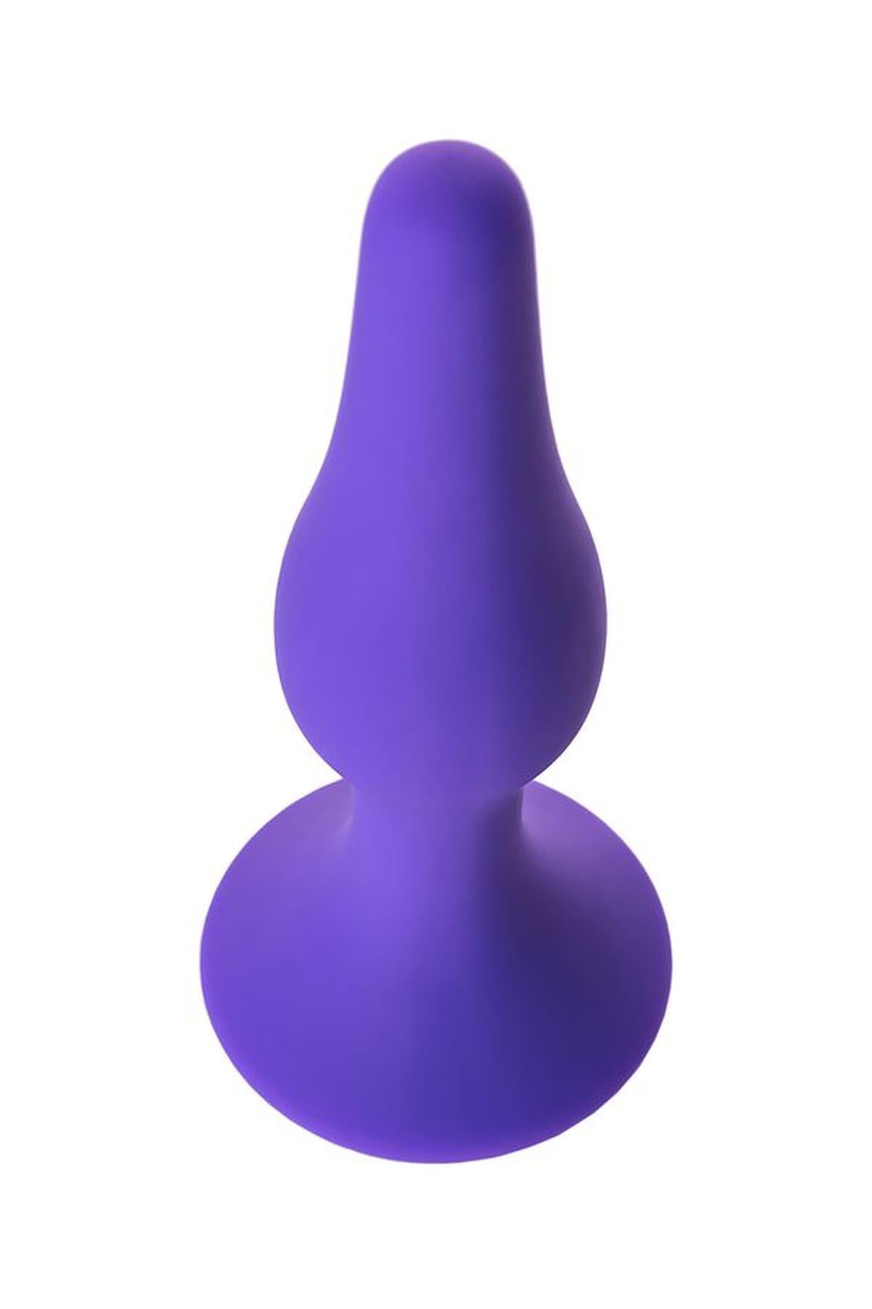 Dop anal din silicon cu ventuză A-Toys violet 10 cm