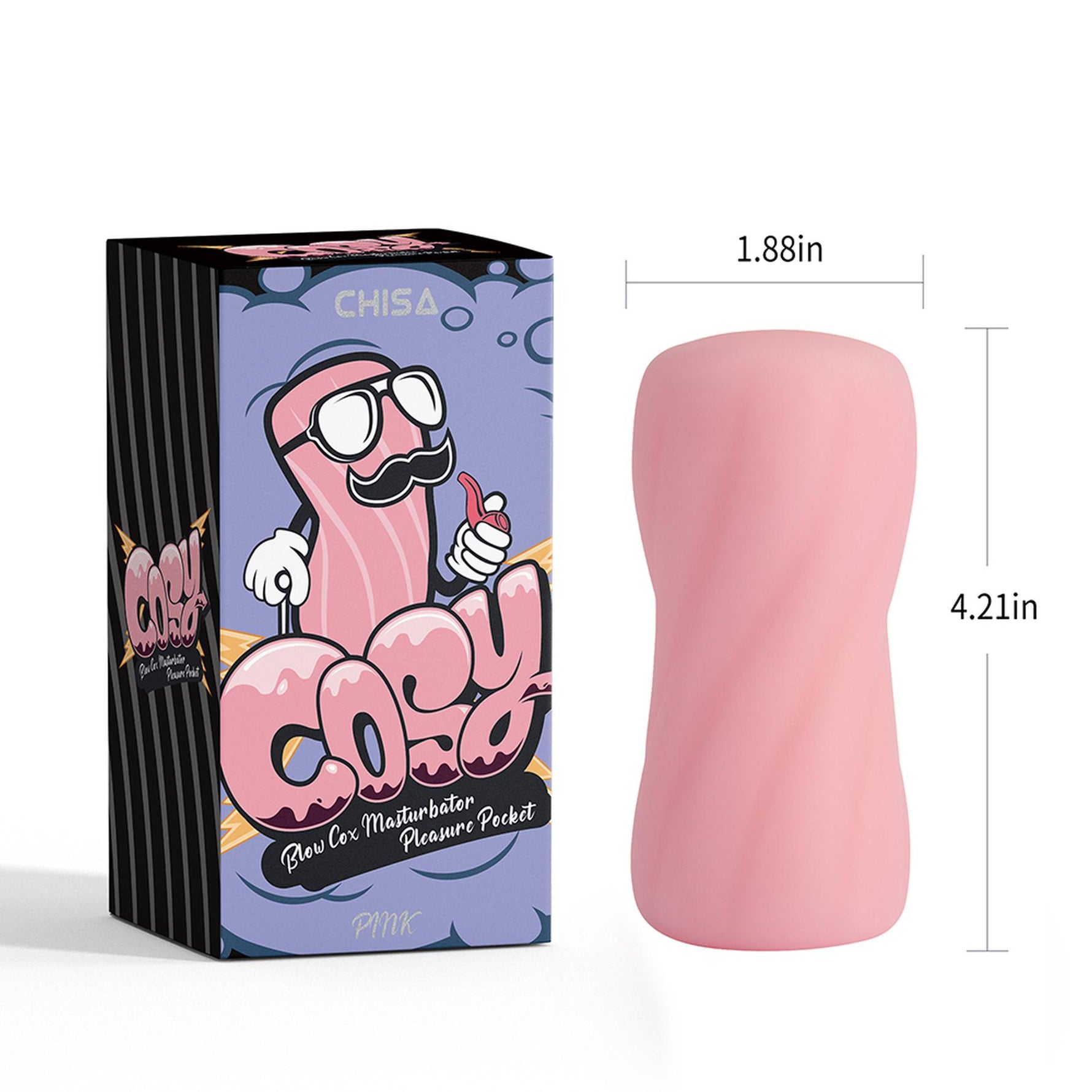 Masturbator de buzunar Cozy Pleasure roz TPE 10,7 cm