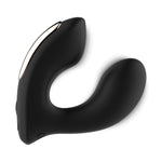 Vibrator portabil Rosy Gold cu carcasă de încărcare, negru